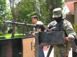 En Quitupan, municipio del sur de Jalisco, elementos del Ejército Mexicano  decomisaron armas el día lunes pasado. EL UNIVERSAL  /
