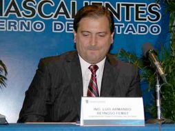 El gobernador de Aguascalientes, Luis Armando Reynoso. ESPECIAL  /