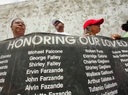 A cinco años del huracán Katrina, estadounidenses recordaron a las más de mil 800 víctimas en Nueva Orleans. AP  /