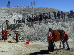 La operación de rescate de los mineros dará inicio hoy. AFP  /