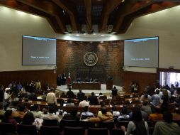 Diputados del PAN, PRD Y PVEM criticaron la negativa para otorgar recursos para diferentes obras de las dependencias estatales. ARCHIVO  /