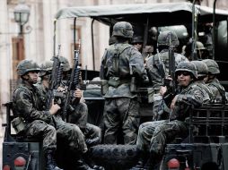 Los militares daban seguimiento a un reporte de una supuesta casa de seguridad cuando fueron tiroteados. INFORMADOR ARCHIVO  /