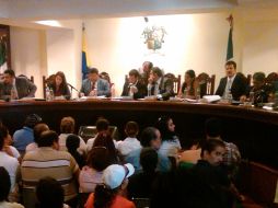 Sesión del pleno del Ayuntamiento de Tlaquepaque celebrada ayer por la tarde. T. VILLASEÑOR  /