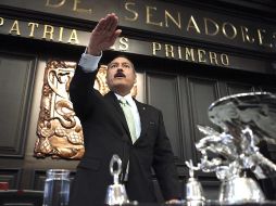 Manlio Fabio Beltrones rinde protesta como presidente de la Mesa Directiva para el siguiente periodo ordinario de sesiones.EL UNIVERSAL  /