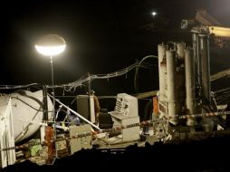 Los trabajos están a cargo de la poderosa máquina Strata 950. EFE  /