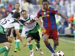 Seydou Keita seguirá jugando con el Barcelona. EFE  /