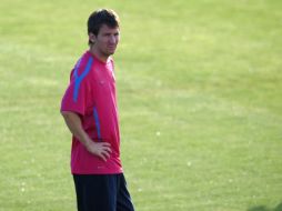 Lionel Messi espera que Sergio Batista se quede como entrenador de la Selección de Argentina. AP  /