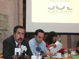 Los presentadores del nuevo colectivo perredista reconocieron que Enrique Alfaro es el mayor activo del PRD en Jalisco. A. HINOJOSA  /