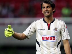 El guardameta rojiblanco Michell listo para viajar a Estados Unidos. MEXSPORT  /