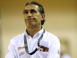 El entrenador de la selección española de baloncesto, Sergio Scariolo, se lamenta por la derrota ante Lituania.EFE  /