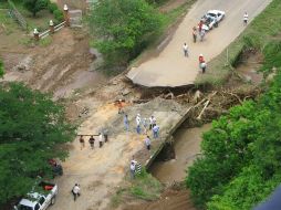 Además del “Puente Viejo”, otros dos colapsaron en Las Palmas. M. PATIÑO  /
