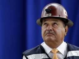 Carlos Slim explicó que la primera etapa del proyecto quedará concluida el próximo 30 de noviembre. REUTERS  /