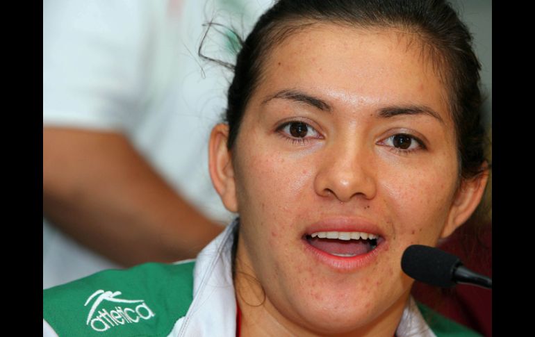 María del Rosario Espinoza está lista para representar a México en Beijing. MEXSPORT  /