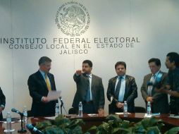 Matías Chiquito Díaz de León sustituye a Marina Garmendia Gómez como vocal ejecutivo del IFE en Jalisco. A. RAMÍREZ  /