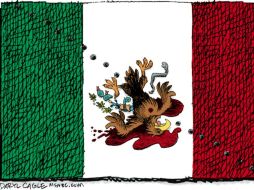 El autor del dibujo, Daryl Cagle, se sorprendió por la polémica causada por su obra. ESPECIAL  /