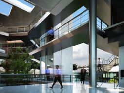 Uno de los tres edificios contemplados en el proyecto original albergaría el Centro de Control y Comunicación. ESPECIAL  /