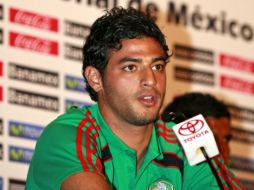 Carlos Vela habló sobre el duelo ante Ecuador en una rueda de prensa. E. PACHECO  /