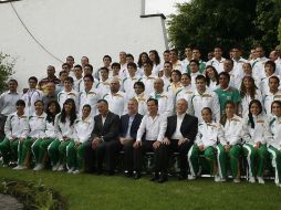 El esfuerzo de los deportistas de Jalisco fue reconocido por parte del gobernador del Estado, Emilio González Márquez. M FREYRIA  /