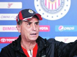 El entrenador de Chivas, José Luis Real, aseguró que su equipo no está en crisis. EL INFORMADOR  E. PACHECO  /