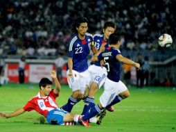 Los japoneses cobraron venganza ante Paraguay. EFE  /