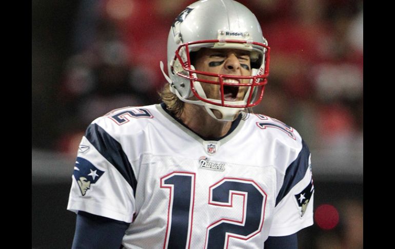 El número 12 de los Patriots de Nueva Tom Brady. AP  /