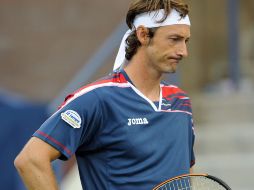 El español Juan Carlos Ferrero lamenta la derrota y su eliminación. EFE  /
