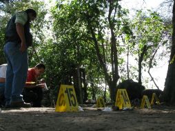 En ambos lugares fueron encontrados más de 600 cascajos, además de restos de una granada de fragmentación que fue detonada. M. PATIÑO  /