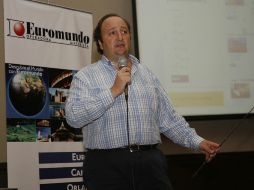 Francisco Román, director general de Euromundo, dio a conocer el nuevo destino que maneja la operadora. M. FREYRA  /