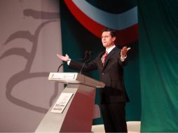 Se deben desterrar los reclamos al pasado y ver hacia adelante para superar la parálisis, afirmó Peña Nieto. EL UNIVERSAL  /