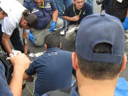 El cuerpo de la víctima  fue llevado a la morgue metropolitana en espera que sea reclamado por algún familiar. O. RUVALCABA  /