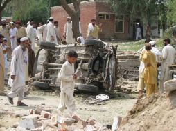 El atacante, embistió una estación policialcon una bomba. EFE  /