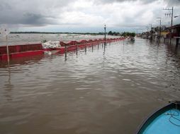 Los campos cultivados están siendo fuertemente afectados por la lluvia. NTX  /