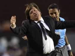 Herrera dejó su cargo luego de la goleada que recibieron por parte de Chivas. MEXSPORT  /