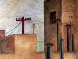 EN la imagen Paisaje urbano, de Frida Kahlo. ESPECIAL  /