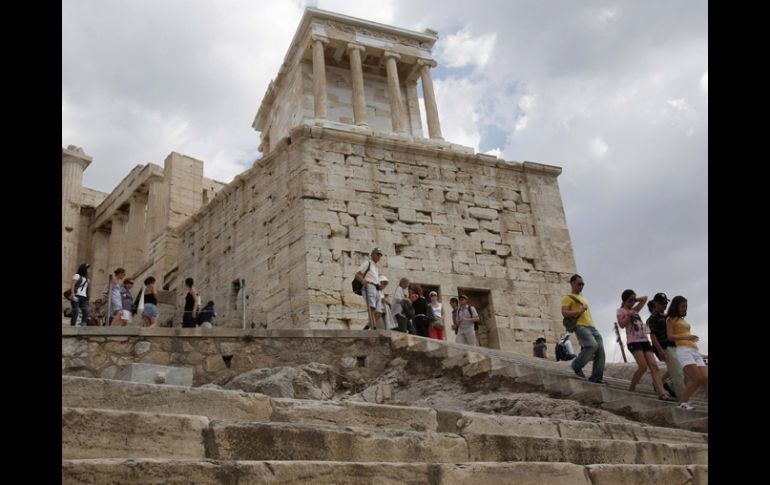 La elegante edificación de mármol data del siglo quinto antes de Cristo. REUTERS  /