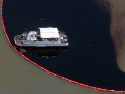 Tras la explosión de la plataforma petrolera en abril, el crudo llegó a las costas de Estados Unidos. AFP  /