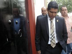 Tras la reunión sostenida ayer con priistas, el propio Carlos Corona hizo oficial su renuncia a la Secretaría General. A. GARCÍA  /