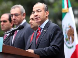 La anterior cuenta del Presidente Calderón aún se encuentra activa. EFE  /