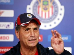 El técnico de Chivas José Luis Real quiere un Chivas de nivel. E.PACHECO  /