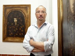 El artista Daniel Varela inaugura mañana una serie de pinturas en El Colectivo. E. BARRERA  /