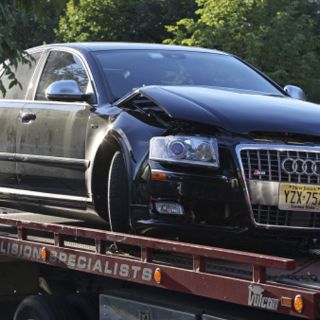 Brady sale ileso de accidente