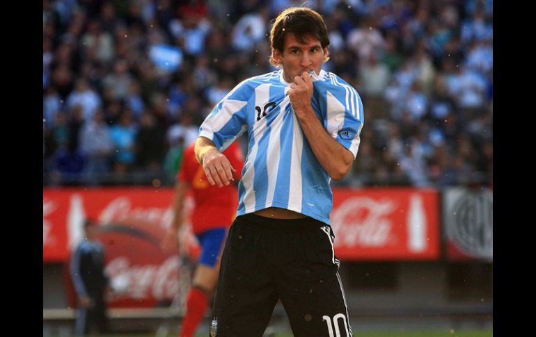 Sin Messi en la cancha no hay trato. MEXSPORT  /