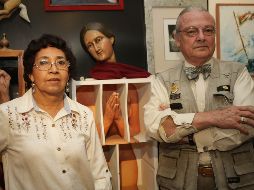 Los artistas Guadalupe Figueroa y Sergio Zepeda expondrán más de 60 piezas el próximo 25 de septiembre.M.FREYRÍA  /