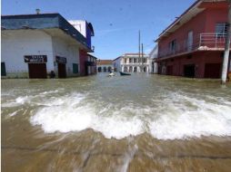 El acumulado promedio de lluvia superó en 436 por ciento la media histórica de la región. NTX  /
