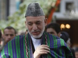 El presidente afgano Hamid Karzai, acusó en días pasados a la OTAN de matar civiles en uno de sus ataques. EFE  /