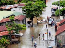 Las autoridades de protección civil atendieron 50 incidentes por las lluvias. AP  /