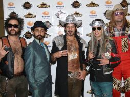 Los actores Andrés Almeida, Humberto Busto, Miguel Rodarte, Armando Hernández y Marius Biegai. EL UNIVERSAL  /