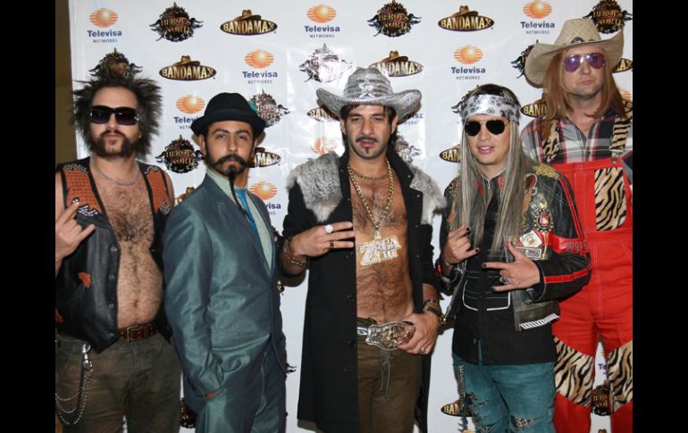 Los actores Andrés Almeida, Humberto Busto, Miguel Rodarte, Armando Hernández y Marius Biegai. EL UNIVERSAL  /