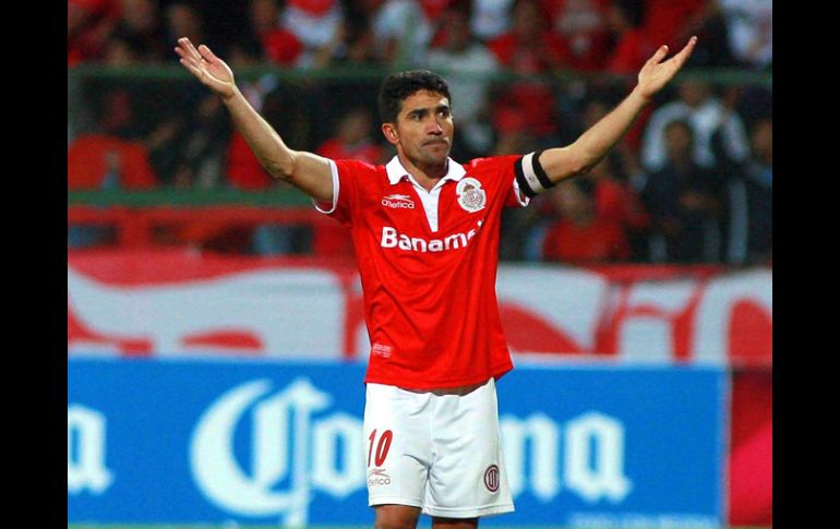 Antonio Naelson, mediocampista del Toluca. MEXSPORT  /
