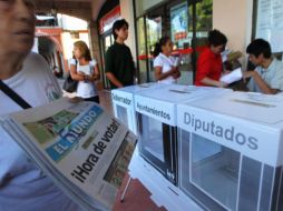 La reforma impide que se realicen alianzas partidarias en la entidad en las próximas elecciones de 2011. NTX  /